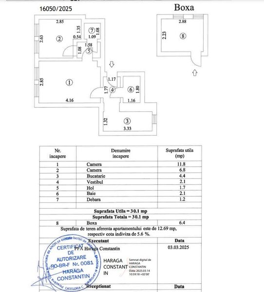 Apartament Micut si Dragut in Zona Centrala - Uranus- Casa Poporului